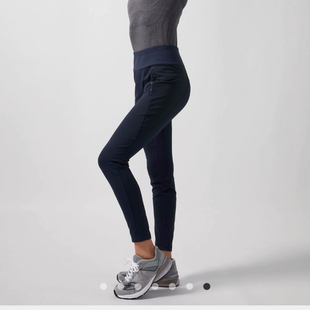 Athleta Peak Hybrid Tight Sz L Black